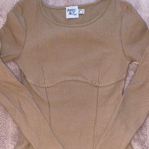 Princess Polly brown bodysuit - size 2